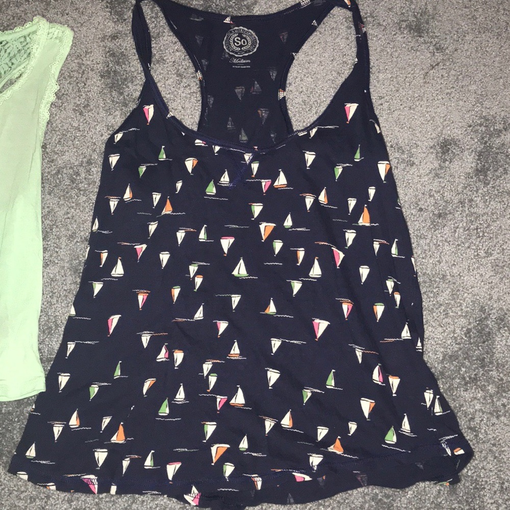 BOAT PRINT TANK TOP